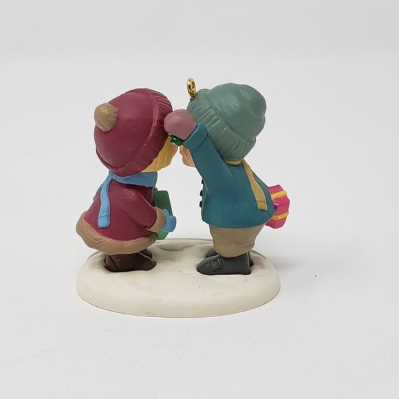 1994 Hallmark Our First Christmas Together Handcrafted Keepsake Holiday Ornament - Picture 4 of 5